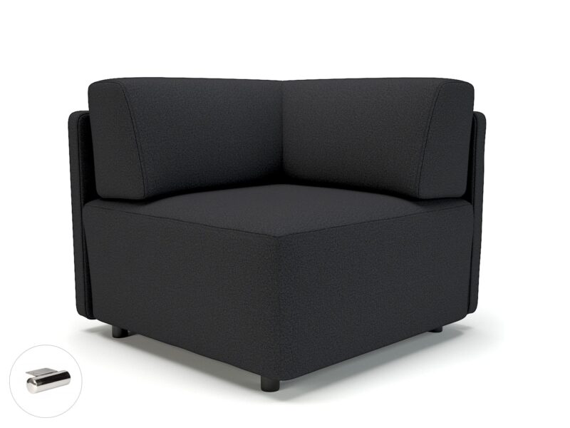 Loomis 87cm Wide Corner Unit in Warwick Dolly Fabric - Image 10