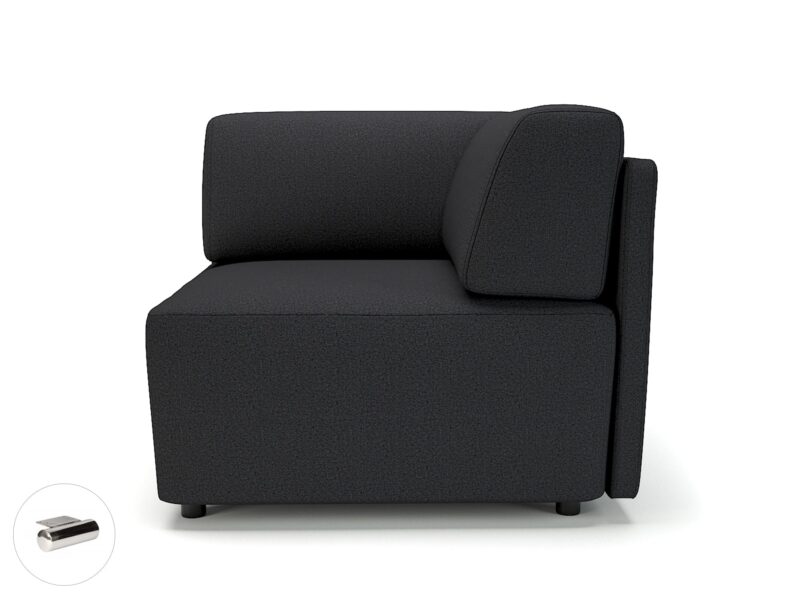 Loomis 87cm Wide Corner Unit in Warwick Dolly Fabric - Image 12