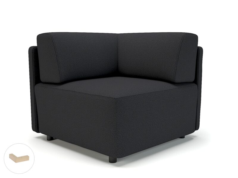Loomis 87cm Wide Corner Unit in Warwick Dolly Fabric - Image 16