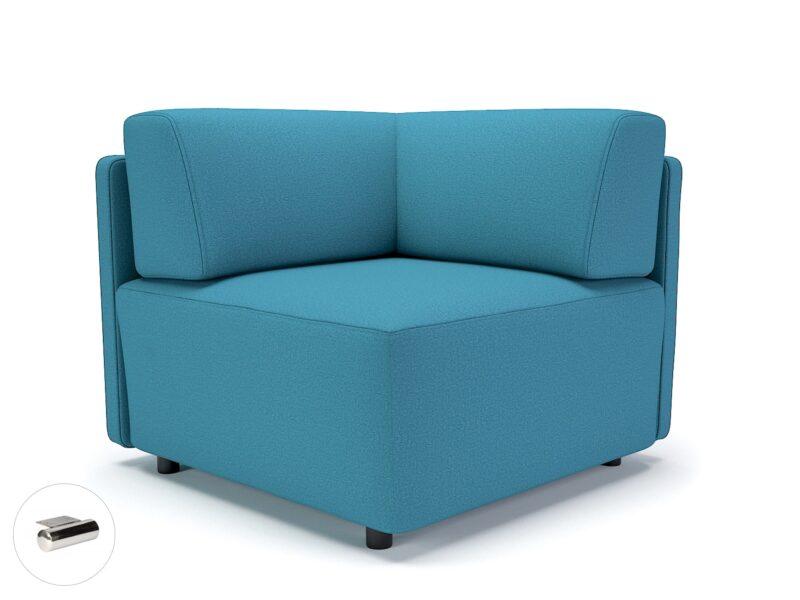 Loomis 87cm Wide Corner Unit in Warwick Dolly Fabric - Image 19