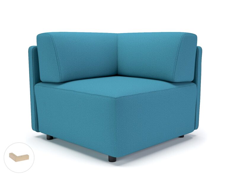 Loomis 87cm Wide Corner Unit in Warwick Dolly Fabric - Image 25