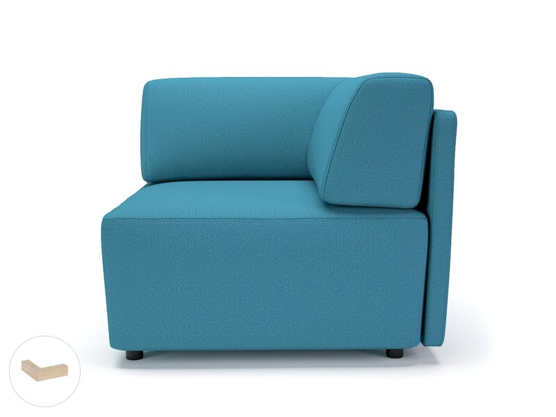 Loomis 87cm Wide Corner Unit in Warwick Dolly Fabric - Image 27
