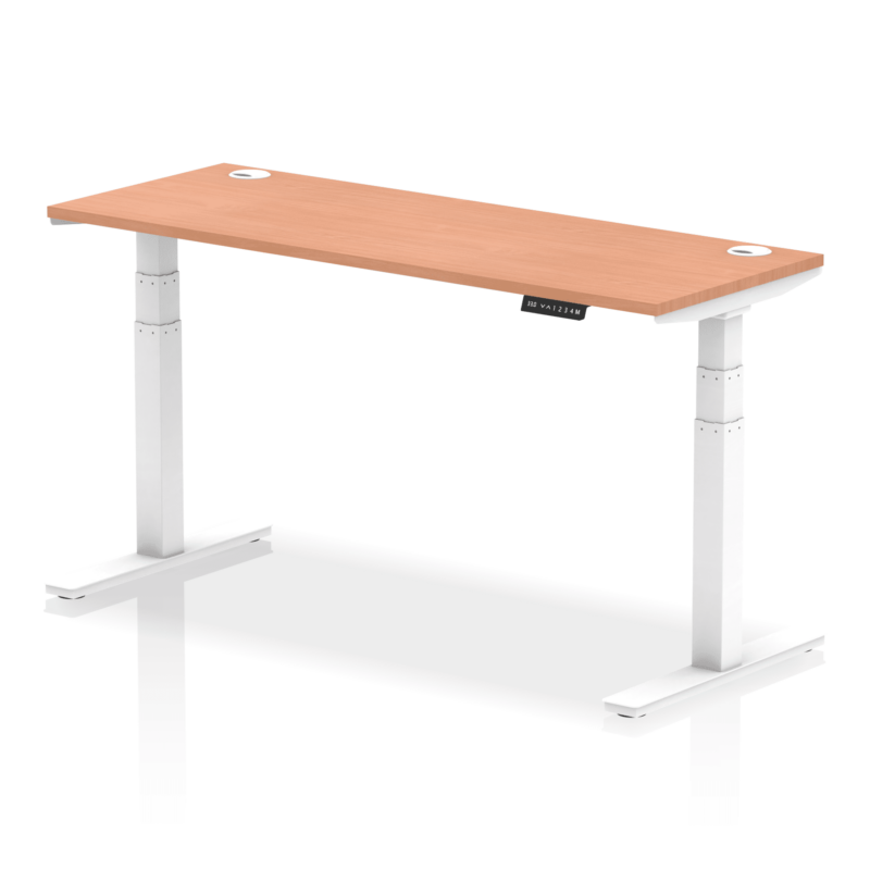 OE - Air Height Adjustable Slimline Desk With Cable Ports - Image 102