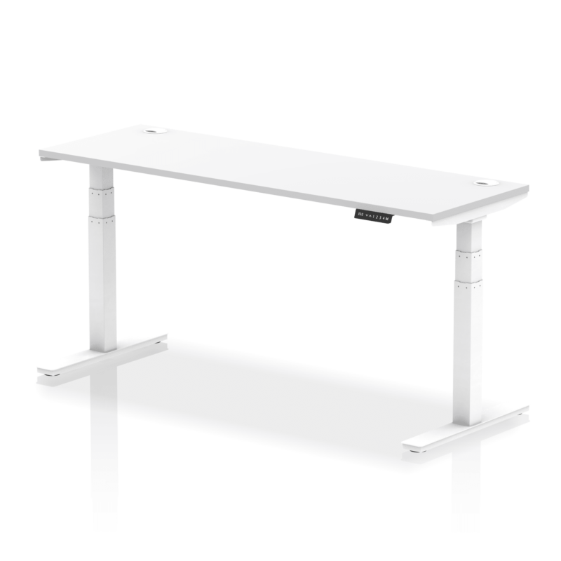 OE - Air Height Adjustable Slimline Desk With Cable Ports - Image 111