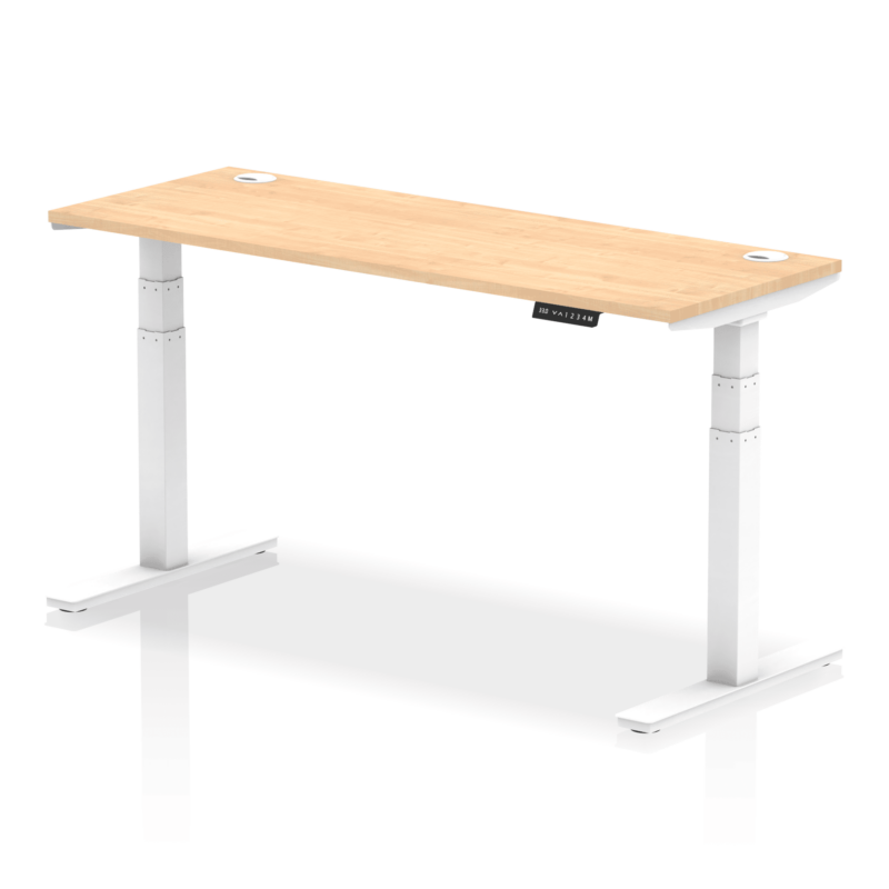 OE - Air Height Adjustable Slimline Desk With Cable Ports - Image 114
