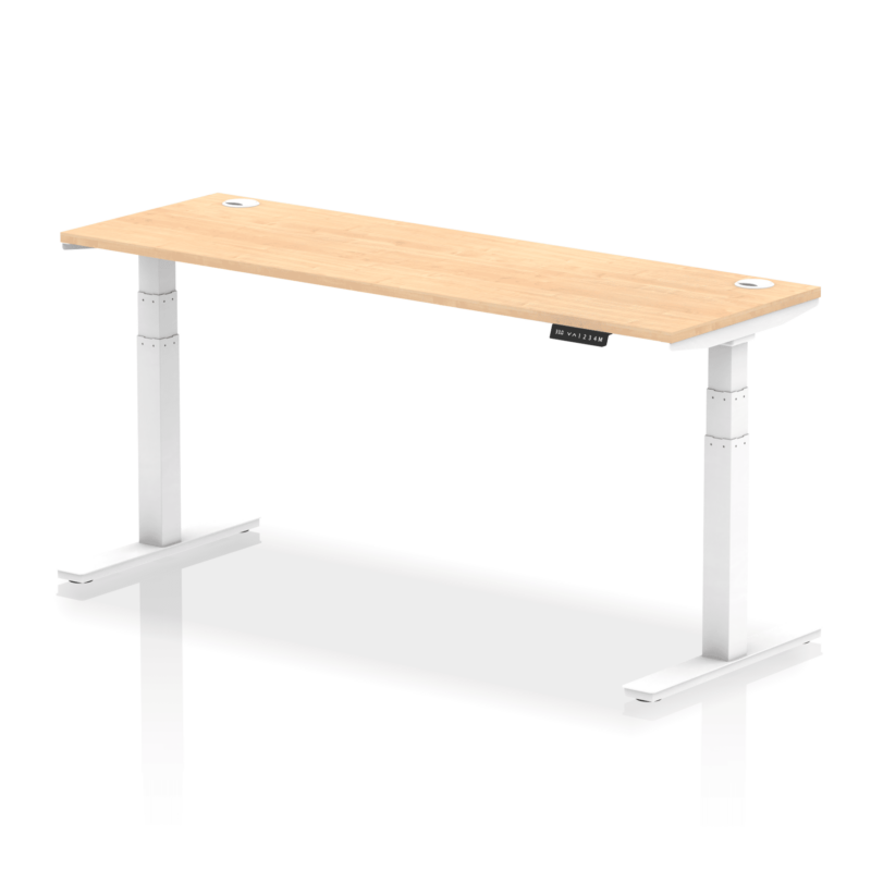 OE - Air Height Adjustable Slimline Desk With Cable Ports - Image 115