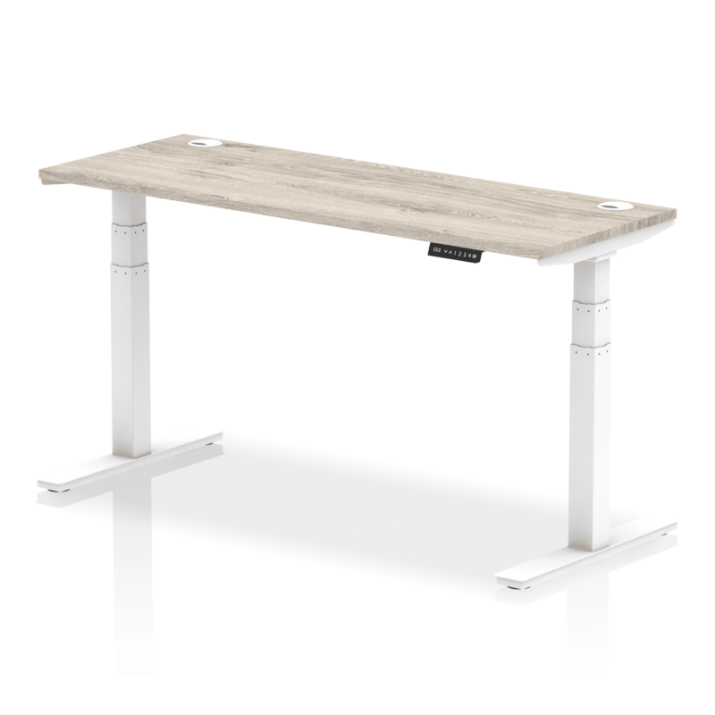 OE - Air Height Adjustable Slimline Desk With Cable Ports - Image 126