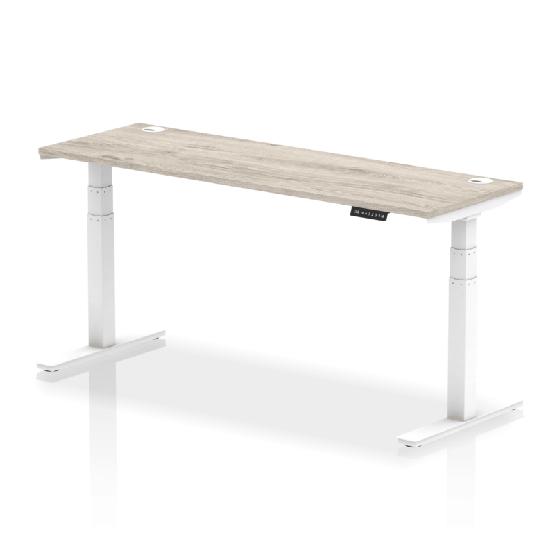 OE - Air Height Adjustable Slimline Desk With Cable Ports - Image 127
