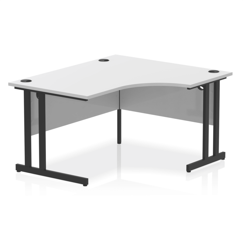 OE - Impulse 1400mm Right Crescent Desk Cantilever Leg - Image 17